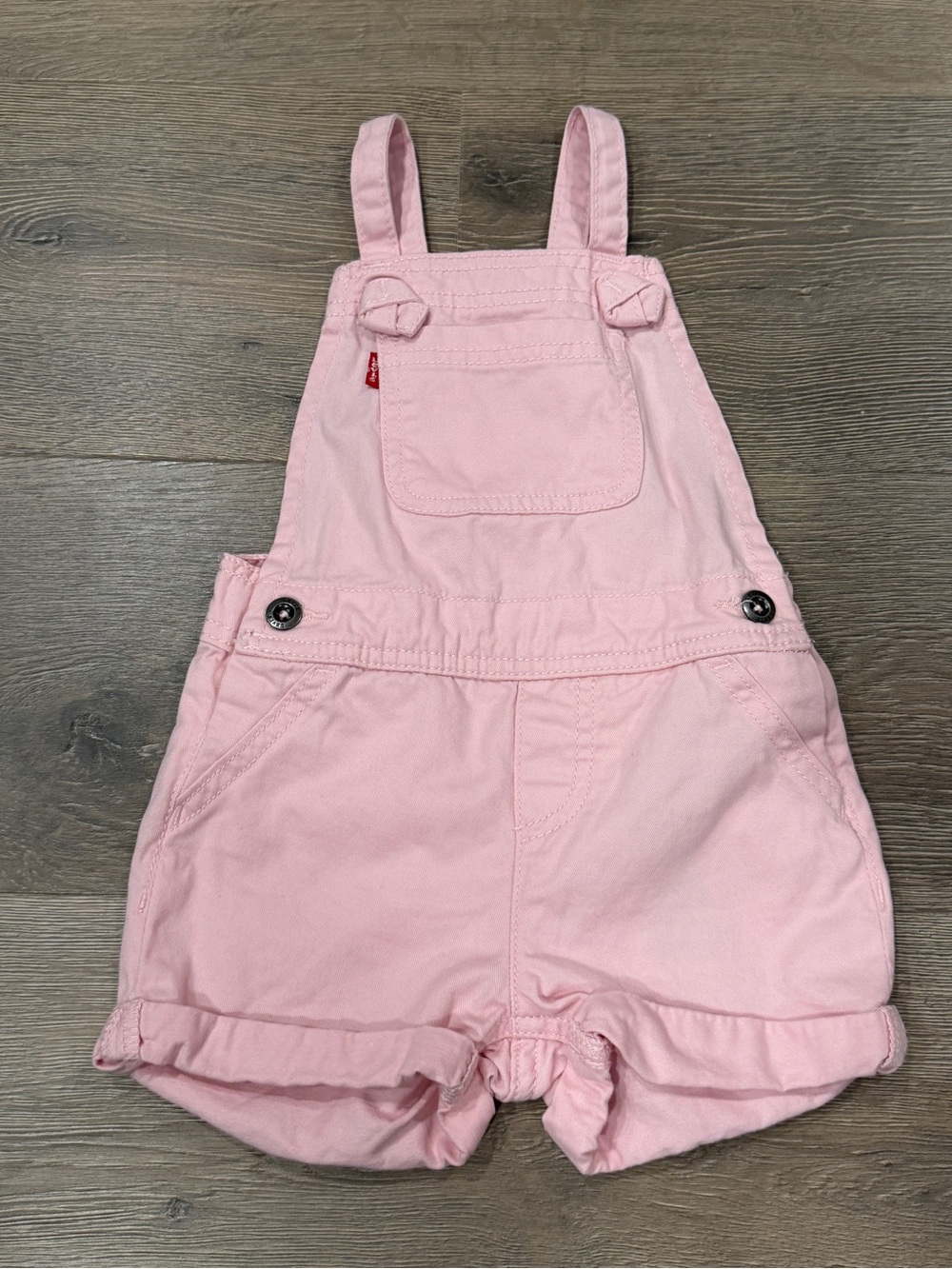 Levi’s Shortalls Pink Toddler Girls Overalls 2T